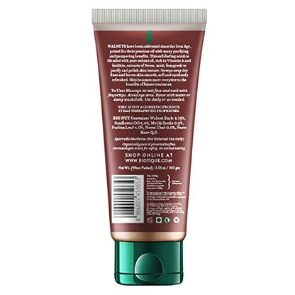 Biotique Walnut Exfoliating & Polishing Face Scrub For Normal to Dry Skin, 100gm