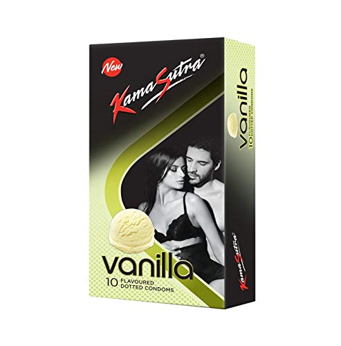 Kamasutra Vanilla Flavoured Dotted Condom  10PCS