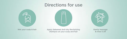 Sebamed Anti-Dry Revitalizing Shampoo | pH 5.5 I Confirmed 49% less dryness in 3 weeks | Dermatologically & clinically tested | 200ml