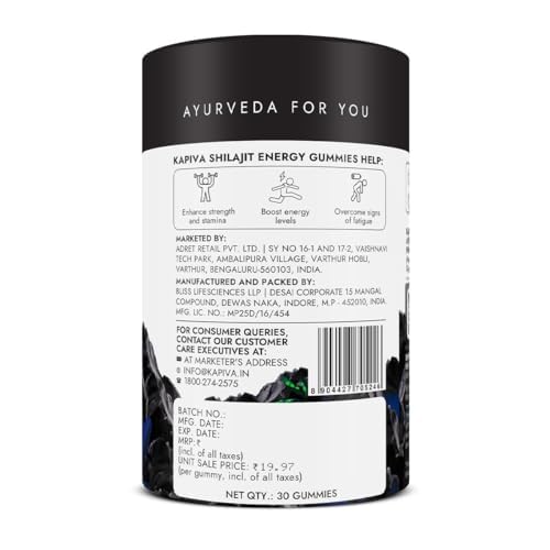 Kapiva Himalayan Shilajit Gummies | 225mg
