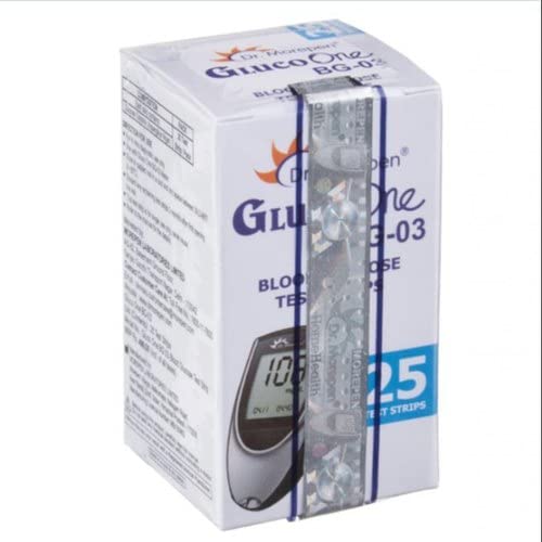 DR. MOREPEN GLUCO-ONE BG-03 BLOOD GLUCOSE 25 TEST STRIPS ONLY