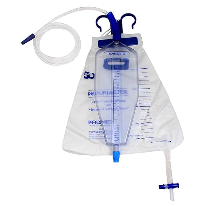 Urometer Adult Urine Bag with Measured Volume Chamber