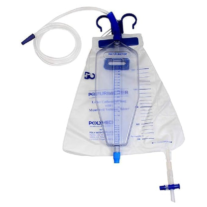 Urometer Adult Urine Bag with Measured Volume Chamber