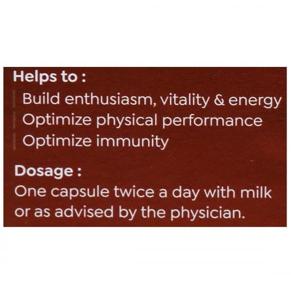 Baidyanath Asli Ayurved Shilajit 100% Pure Shilajeet 30 Capsules