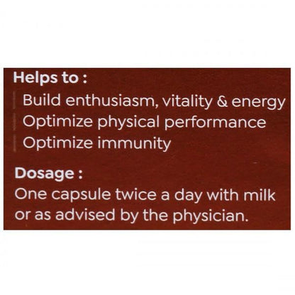 Baidyanath Asli Ayurved Shilajit 100% Pure Shilajeet 30 Capsules
