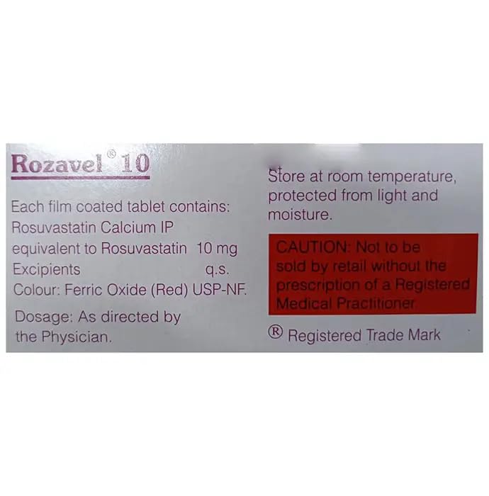 Rozavel 10 - Strip of 15 Tablets