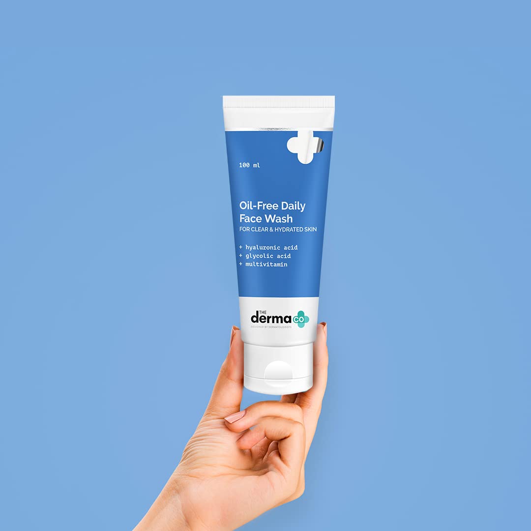 The Derma Co Oil-Free Daily Face Wash With Hyaluronic Acid - 100ml