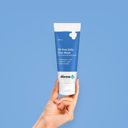The Derma Co Oil-Free Daily Face Wash With Hyaluronic Acid - 100ml