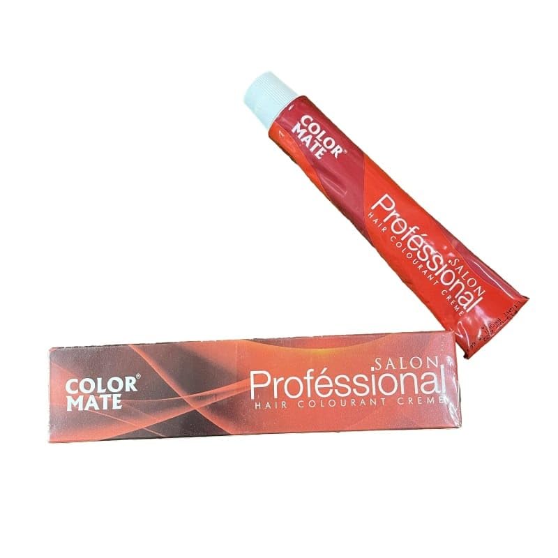 Color Mate Salon Professional Hair Colorant Creme (Copper red 8.65)