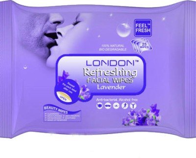 London Refreshing Facial Wipes  8PCS (1PACK)
