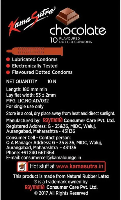KS Chocolate Flavor Dotted Condom Condom