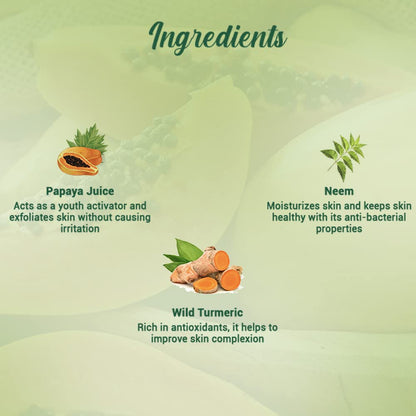 Biotique Papaya Tan Removal Brightening & Revitalizing Face Scrub 100Gm