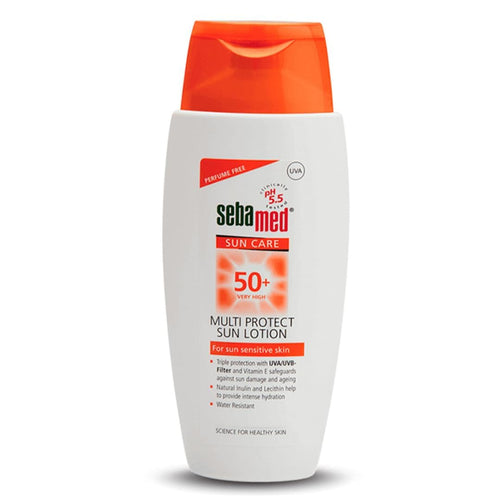 Sebamed Multi Protect Sun lotion SPF 50, 150 ml I UVA/UVB Protection filter