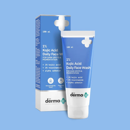 The Derma Co 1% Kojic Acid Face Wash | For All Skin Types | 100 ml