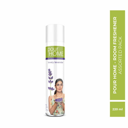 POUR HOME Lovely Lavender Room Air Freshener Spray - 220ML