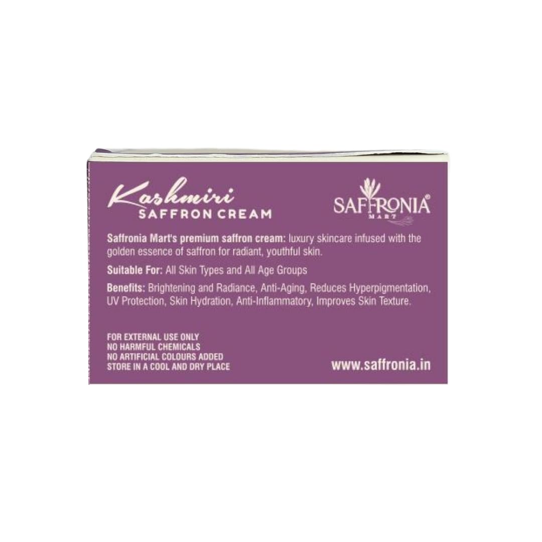 Saffron Dew Youthful Moisturizer Cream | Protects Skin Cells | Anti Wrinkle & Fairness Day and Night Cream 50gm