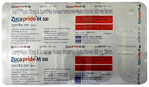 Zucapride M 500 mg - Strip of 10 Tablets