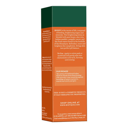 Biotique Honey Water Pore Tightening Brightening Toner with Himalayan Waters