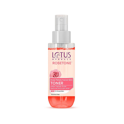 Lotus Herbals Rosetone Rose Petals Facial Skin Toner | 100 ml