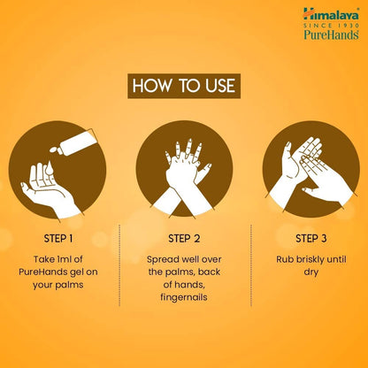 Himalaya Pure Hands Hand Sanitizer - 100 ml (Orange)