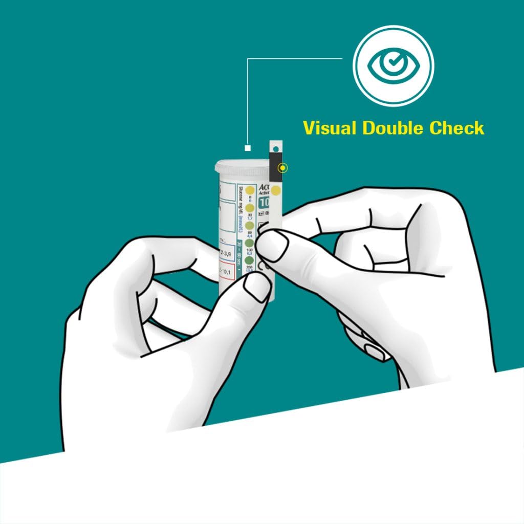 Accu-Chek Active Test Strips | Pack of 50 Strips | For use with Accu-Chek Active Glucometer