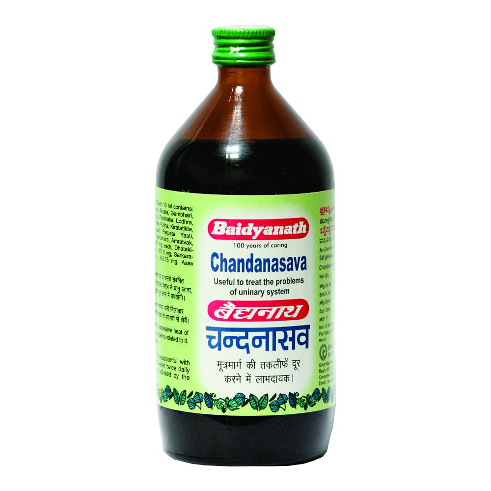 Baidyanath Asli Ayurved Chandanasava Syrup- 450 Ml