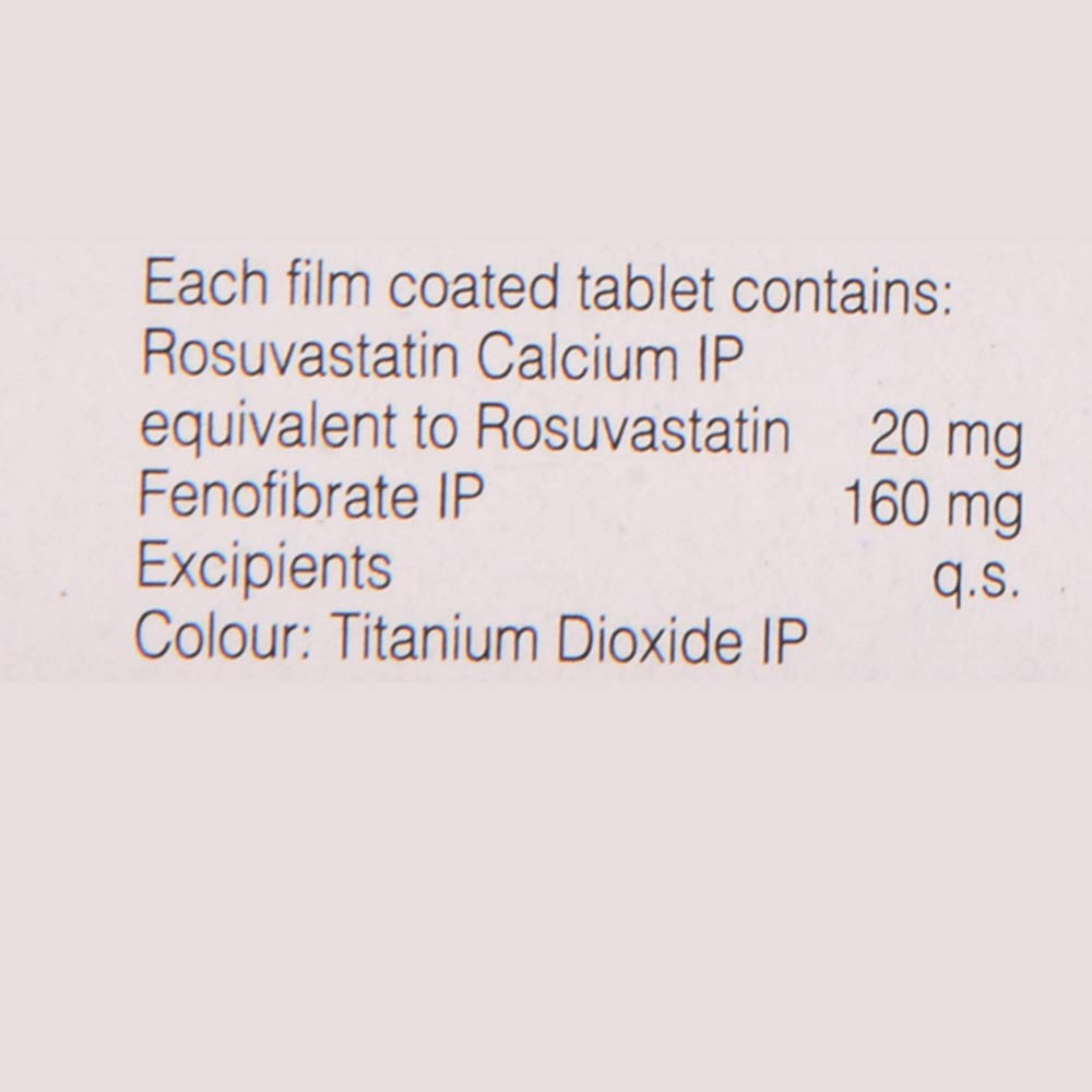 Rozavel F 20 - Strip of 10 Tablets