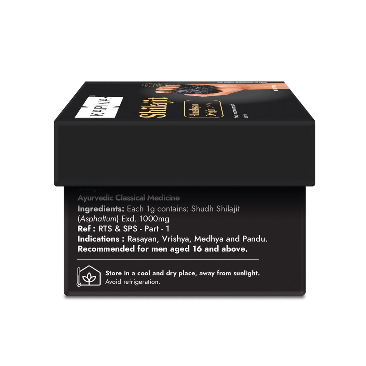 Kapiva Original Himalayan Shilajit/Shilajeet Resin 20g | 250mg