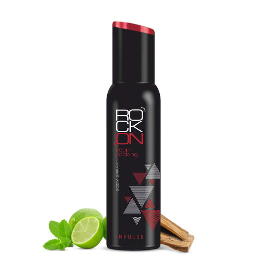 Rock On Impulse Deodorant-150ml| Long-Lasting Fragrance | Unisex Body Spray for Odor Control