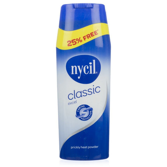 Nycil Prickly Heat Powder - Excel Classic, 150g Bottle
