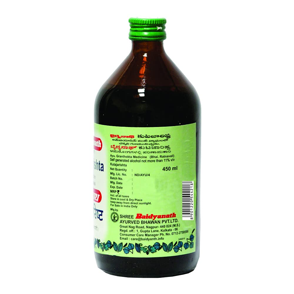 Baidyanath Asli Ayurved Kutjarishta - 450 Ml