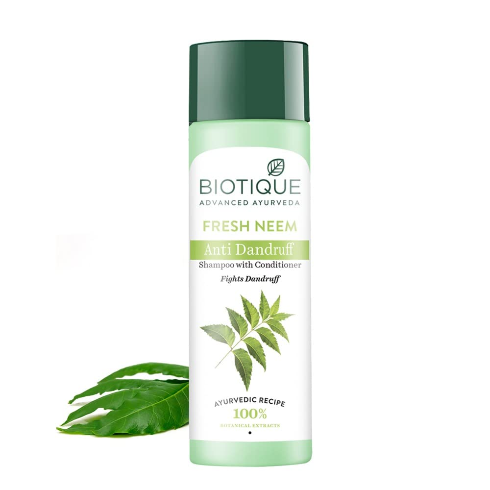 Biotique Fresh Neem Anti Dandruff Shampoo and Conditioner