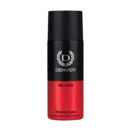 Denver Black Code Blaze Deodorant For Men -150 ML | Long Lasting Deodorant