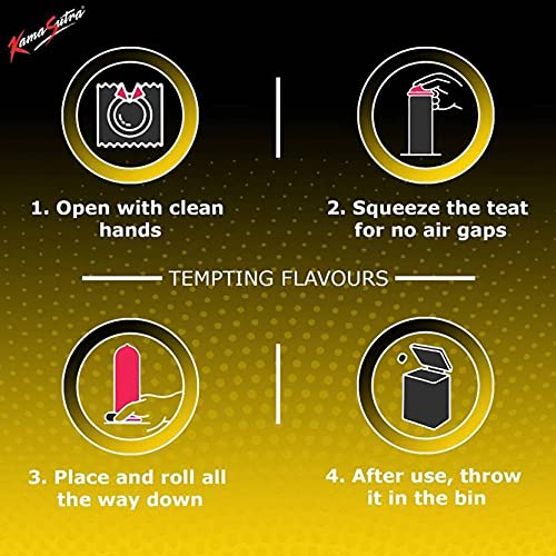 Kamasutra Vanilla Flavoured Dotted Condom  10PCS