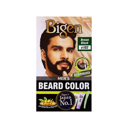 Bigen Men's Beard Color, 40g - Brownish Black B102