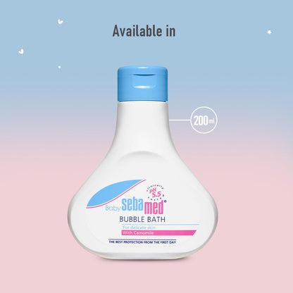 Sebamed Baby Bubble Bath|pH 5.5|With Chamomile|No Tears |200 ml