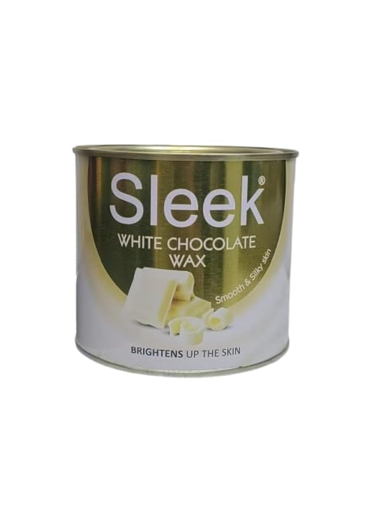 Sleek White Chocolate Wax, Skin Brightening Body Hair Removal, White Chocolate, All Skin Types, 500 grams, Pack of 1