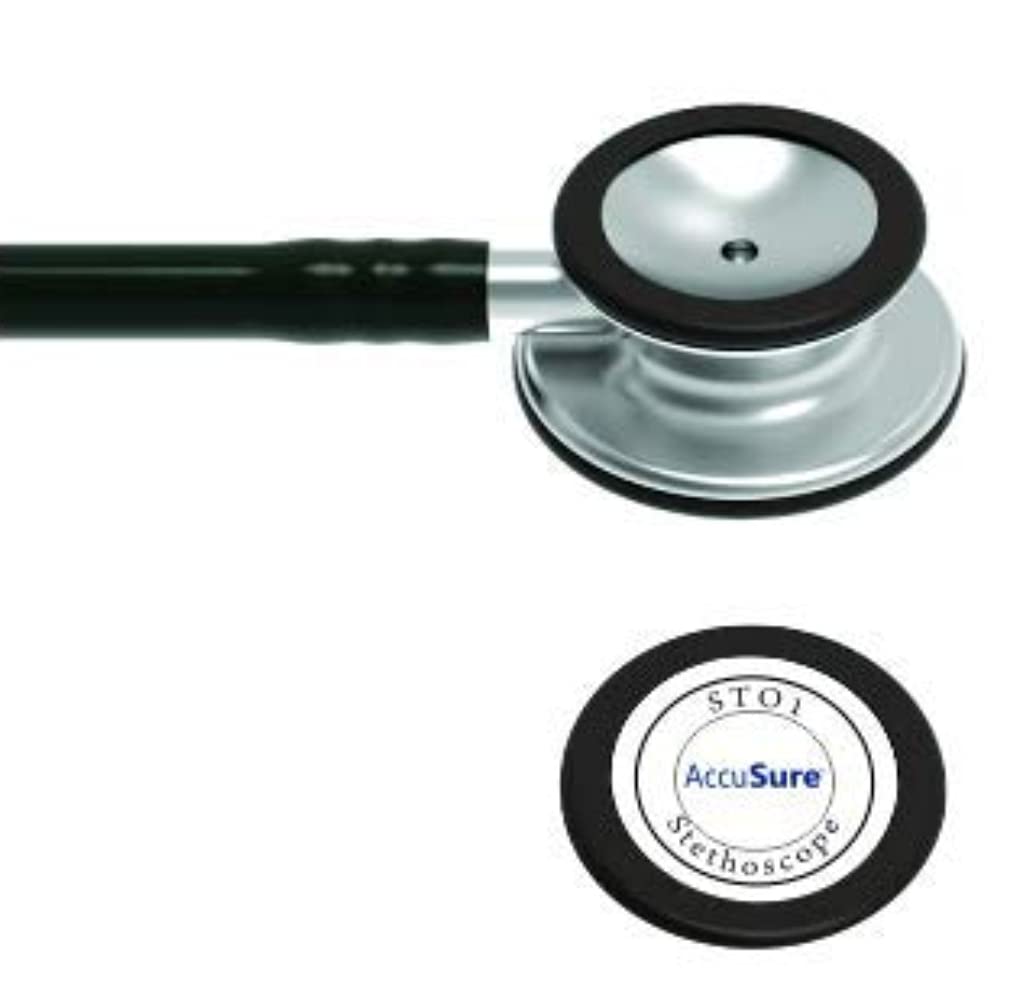AccuSure Doctors Stethoscope Seamless PVC Tubing Superb Heart Monitoring Stethoscope Medical Equipment, Health Instrument | Lightweight | Compact | Classc Look | ST01 For Medical Students And Doctors