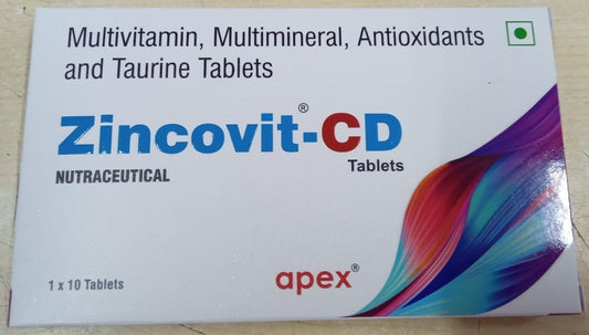 Apex Zincovit-CD Nutraceutical Tablets - 10s