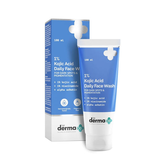 The Derma Co 1% Kojic Acid Face Wash | For All Skin Types | 100 ml