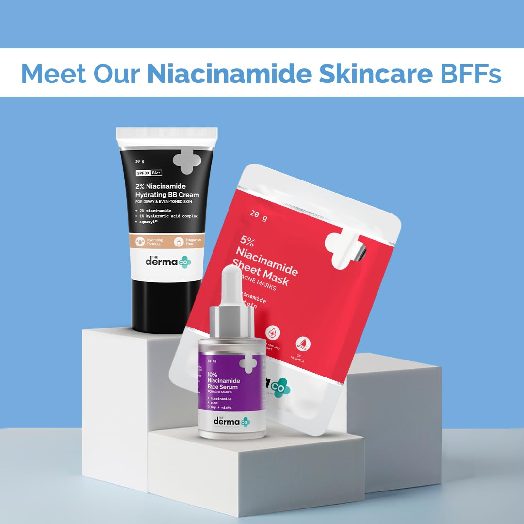 The Derma Co 2% Niacinamide Oily Skin Cleanser for Sensitive, Oily & Combination Skin 125 ml Non-Irritant |