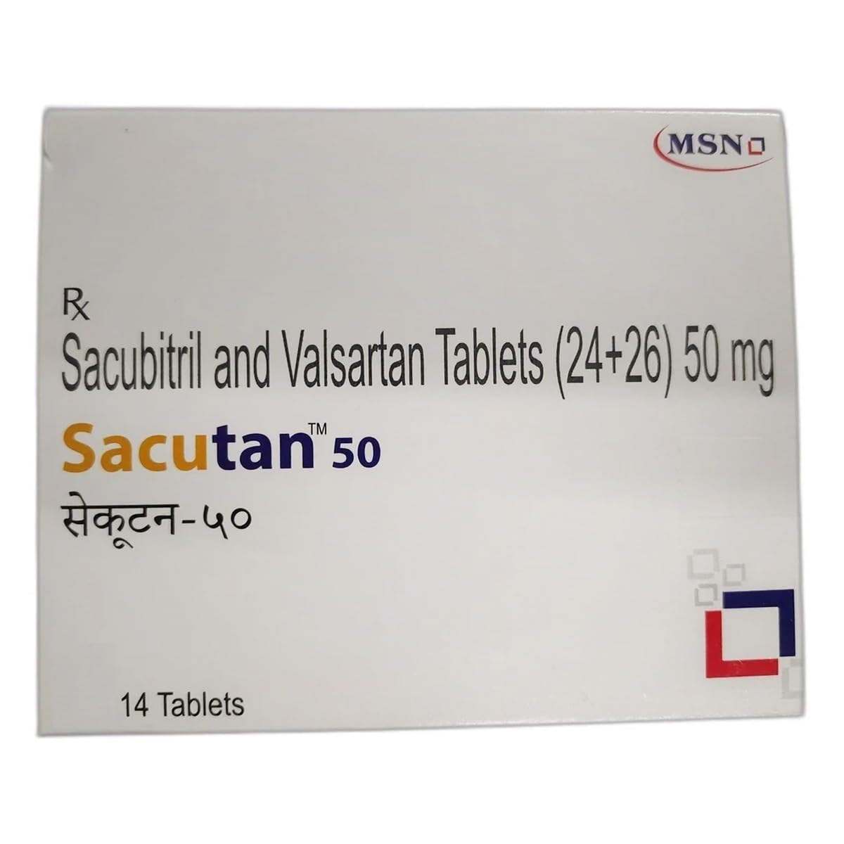 Sacutan 50 - Strip of 14 Tablets