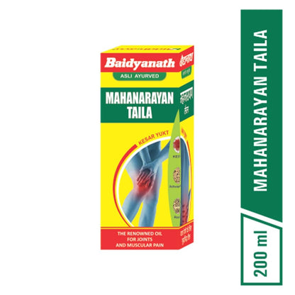 Baidyanath Asli Ayurved Mahanarayan Taila | Joint Pain Relief Oil | - 200 Ml