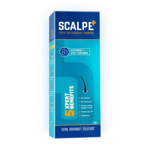Scalpe+ Expert - Bottle of 75ml Anti Dandruff Shampoo