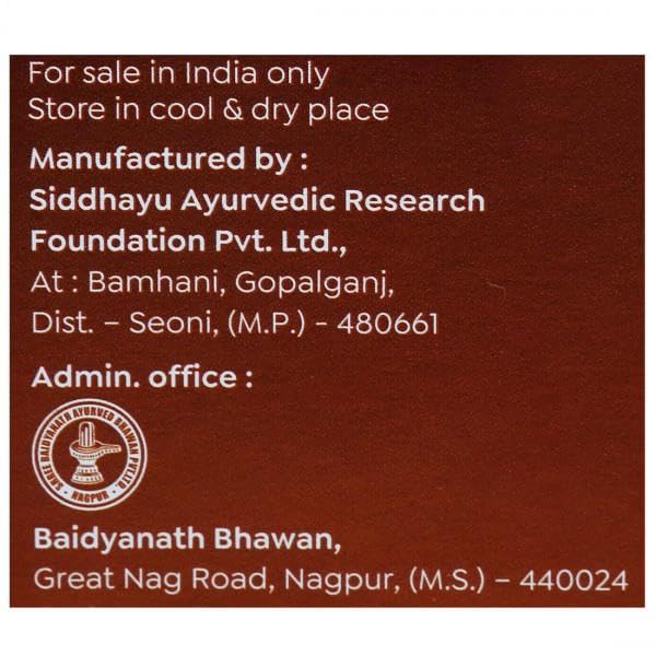 Baidyanath Asli Ayurved Shilajit 100% Pure Shilajeet 30 Capsules