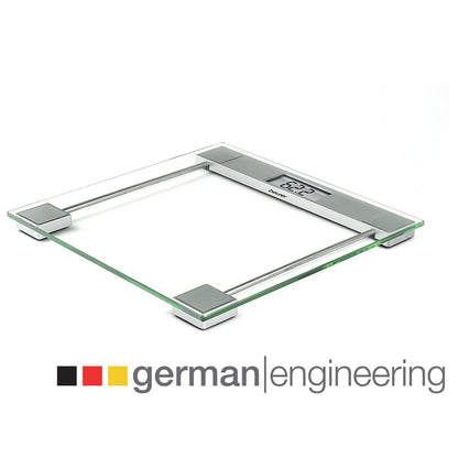 Beurer GS 11 Glass Bathroom Weight Scale I Quick Start Technology I With Transparent LCD Digital Display  (1Count)