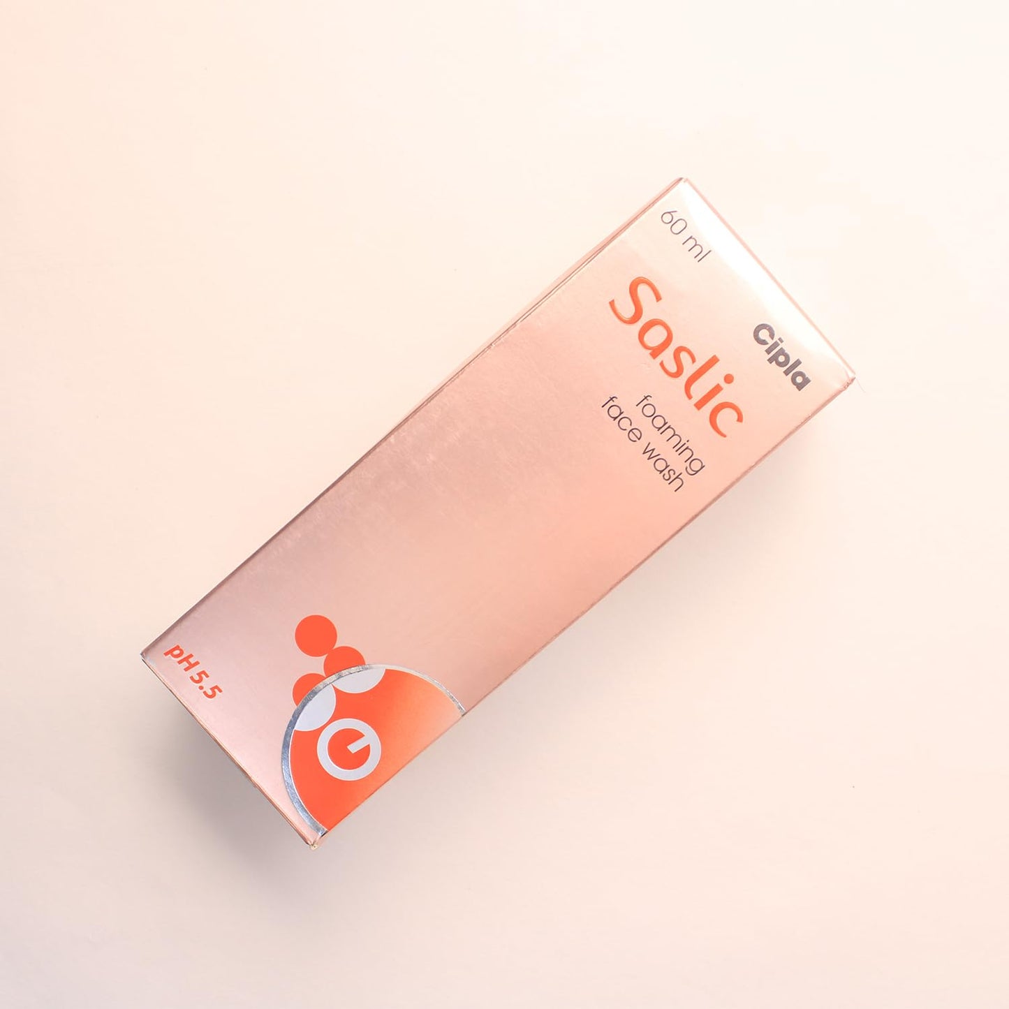 Cipla Saslic Foaming Face Wash | pH 5.5 | Salicylic acid | 60ml (Pack of 1)