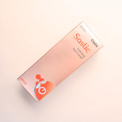 Cipla Saslic Foaming Face Wash | pH 5.5 | Salicylic acid | 60ml (Pack of 1)