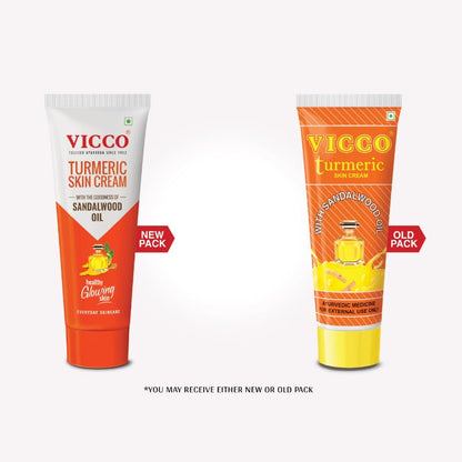 Vicco Turmeric Skin Cream with Goodness of Sandalwood Oil  15gm