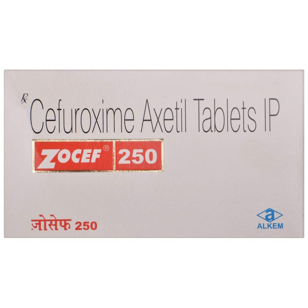 Zocef 250 - Strip of 10 Tablets